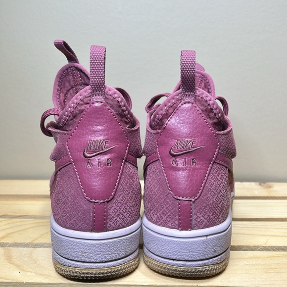 Nike Air Force 1 Ultraforce MID Vintage Wine AJ1701-600 Womens Sz 6 - Picture 2 of 6